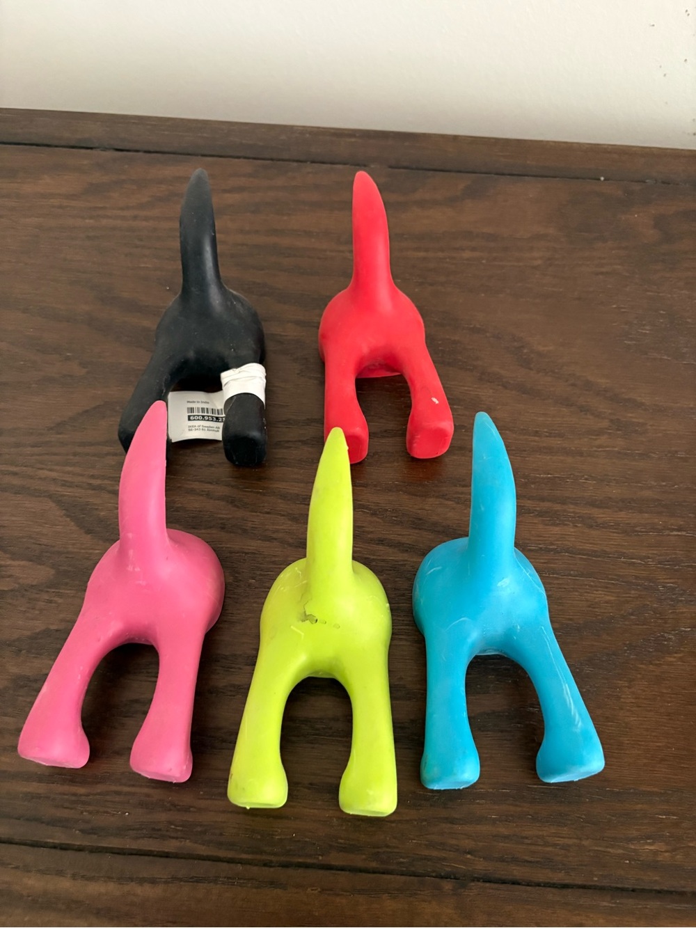 Set of 5 Dog Tail Hooks/Hanger for Kids